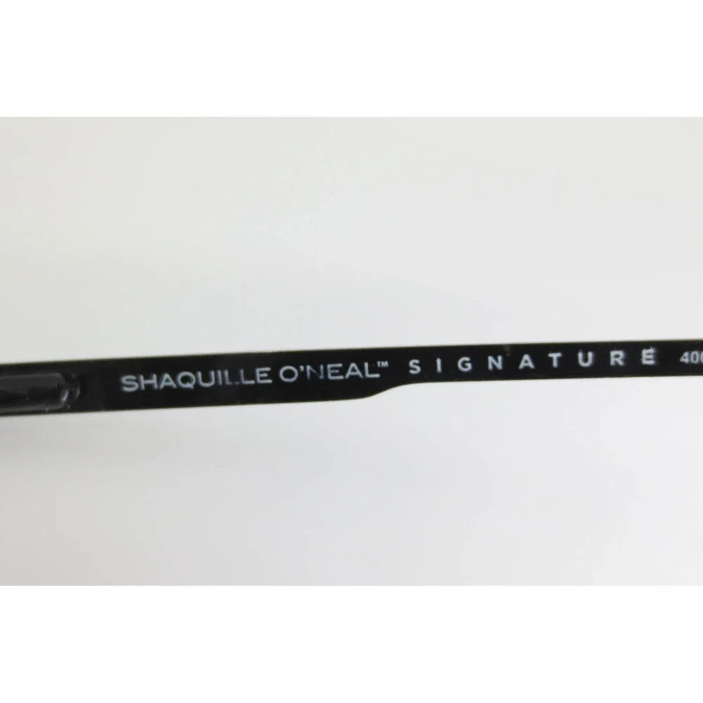 Shaquille O'Neal Signature Zyloware 021 Black Rectangular Metal Eyeglass Frames